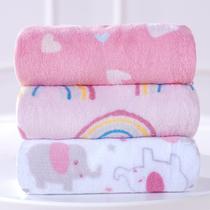 Kit 6 Mantas Bebê 70cm x 1,00m Toque Flannel MENINAS - Bene Casa