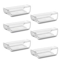 Kit 6 Manteigueira Porta Manteiga Transparente 22x10x5