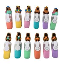 Kit 6 Marca Texto Colorido Capivara Capybara Sortido Kit 6 Marca Texto Colorido Capivara Capybara Sortido