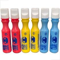 Kit 6 Marcadores industrial 2 Vermelho + 2 Amarelo + 2 Azul 3mm Baden Kit 6 Marcadores industrial 2 Vermelho + 2 Amarelo + 2 Azul 3mm Baden
