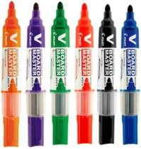 Kit 6 Marcadores para Quadro Branco Board Master WBMA - PILOT