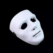 Kit 6 Máscara Branca Lisa Sem Face Fantasia Halloween Festa Kit 6 Máscara Branca Lisa Sem Face Fantasia Halloween Festa