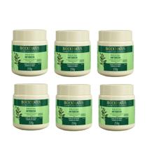 Kit 6 Máscara de Crescimento Capilar Antiqueda Jaborandi Fortalecedor Banho Creme Bio Extratus 250g