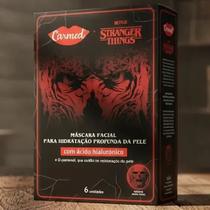 Kit 6 Máscara Facial Vecna Stranger Things Carmed Hidratação Todo Tipo De Pele