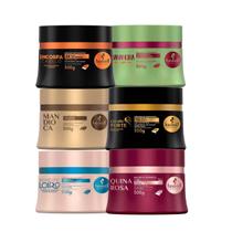 Kit 6 Máscaras 300g Haskell - Tratamento Completo