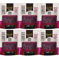 Kit 6 massa fusilli beterraba gourmet leve e fonte de proteina rico em fibras 300g sem gluten casarão