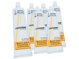 Kit 6 Massa Para Pequenas Correções Lazzudur Sherwin Williams 200g Fácil Aplicação Secagem Rápida