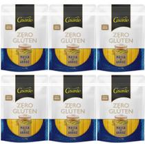 Kit 6 massa spaghetti premium fonte de proteina fibras naturais sem gluten 200g casarão Kit 6 massa spaghetti premium fonte de proteina fibras naturais sem gluten 200g casarão
