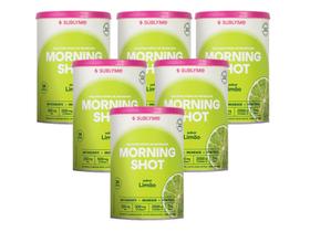 Kit 6 Matinal Morning Shot 2.0 - Sublyme Lata (150G) Limão