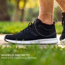 Kit 6 Meia Soquete Masculina Curta Cano Baixo Branca e Preta Kit 6 Meia Soquete Masculina Curta Cano Baixo Branca e Preta