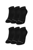 Kit 6 Meias Atoalhadas Masculinas Cano Curto Polo Wear Preto