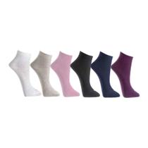 Kit 6 Meias Cano Curto Feminina Adulto Torp 9010 Kit 6 Meias Cano Curto Feminina Adulto Torp 9010