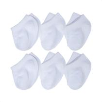 Kit 6 Meias Colegial Baby Puket Cano Curto Bebê Conforto