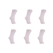 Kit 6 Meias Coturno Quartel Masculina Cano Médio - 38/44