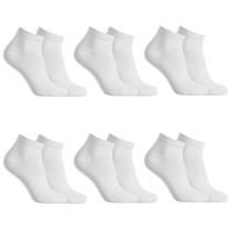 Kit 6 Meias de Algodão Classic Cano Curto Soquete Confortável Unissex Sortida