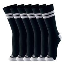 Kit 6 Meias Mash Esportiva Cano Longo Masculina 211.08