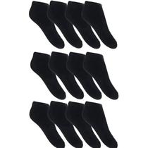 Kit 6 meias soquete masculina básica esportiva casual
