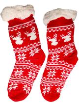 kit 6 Meias Térmica Lã Feminina Adulto Quente Inverno Forrada Pelinho antiderrapante Grande Proteção Frio