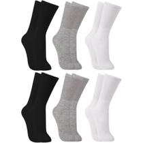 Kit 6 Meias Trifil Esportiva Cano Longo Atoalhada T06313 C/6