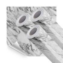 Kit 6 Metros de Papel de Parede Adesivo Lavavel Mármore Carrarinha Kit 6 Metros de Papel de Parede Adesivo Lavavel Mármore Carrarinha