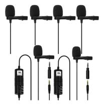 Kit 6 Microfones de Lapela JBL CSLM20B Bateria - Preto