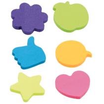 Kit 6 Mini Blocos Adesivos Smart Notes Sundry 50 Folhas 45mm x 45mm - BRW