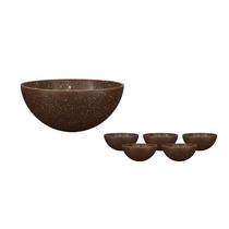 Kit 6 Mini Bowl Fibra Coco Green 240Ml Kit 6 Mini Bowl Fibra Coco Green 240Ml