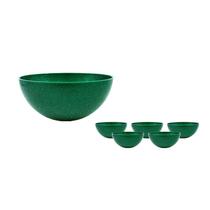 Kit 6 Mini Bowl Fibra Madeira Green Colors Verde 240Ml Kit 6 Mini Bowl Fibra Madeira Green Colors Verde 240Ml