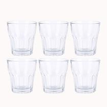 Kit 6 Mini Copos Base Resistente 100ml Doses Shots Degustações Licor Cachaça