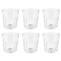 Kit 6 Mini Copos Base Resistente 40ml Doses Shots Degustações Licor Cachaça