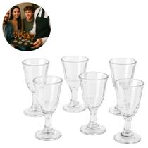 Kit 6 Mini Copos de Shot Taça Vidro Transparente 8ml Kit 6 Mini Copos de Shot Taça Vidro Transparente 8ml