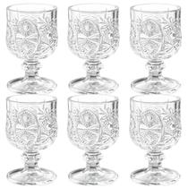 Kit 6 Mini Copos Taça Dose Shot Licor Drink 45 Ml 6 Peças Kit 6 Mini Copos Taça Dose Shot Licor Drink 45 Ml 6 Peças