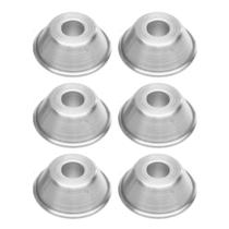 Kit 6 Mini Forminhas Bolo Vulcão Pudim 8,7x3,5cm Alumínio