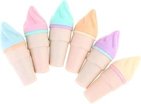 Kit 6 mini marca textos sorvetinhos