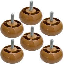 Kit 6 Mini Pe Cama Box Baixo Castor Gazin Ortobom 3cm Mini