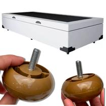 Kit 6 Mini Pe Cama Box Baixo Castor Gazin Ortobom 3cm Mini Kit 6 Mini Pe Cama Box Baixo Castor Gazin Ortobom 3cm Mini