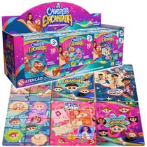 Kit 6 Mini Quebra Cabeça A Caverna Encantada SBT Em Madeira
