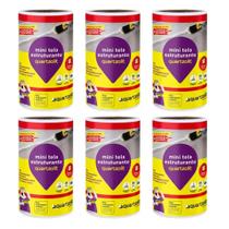 Kit 6 Mini Tela Estruturante Rodapé Ralos 21cmx5m Quartzolit