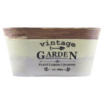 Kit 6 Mini Vasos De Planta Cachepot Estampados Decorados 9cm