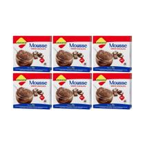 Kit 6 mistura para mousse de chocolate diet zero lact 25g lowçucar Kit 6 mistura para mousse de chocolate diet zero lact 25g lowçucar