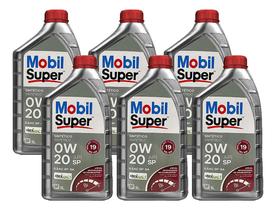 Kit 6 Mobil Super 3000 Fórmula D1 0w20 Sintético Api Sp