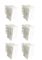 Kit 6 Modulo Interruptor Paralelo Branco Alumbra Inova Pro Kit 6 Modulo Interruptor Paralelo Branco Alumbra Inova Pro
