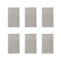 Kit 6 Modulos Cego Branco Lunare Up Schneider S404100