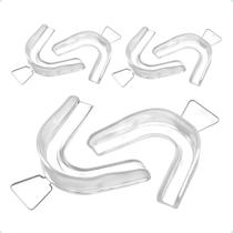 Kit 6 Moldeiras Clareamento Dental Termomoldável Silicone Kit 6 Moldeiras Clareamento Dental Termomoldável Silicone