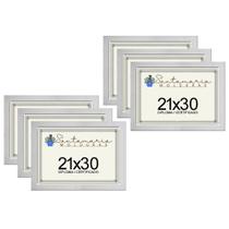 Kit 6 Molduras Porta Diploma Certificado A4 21x30 Branco Kit 6 Molduras Porta Diploma Certificado A4 21x30 Branco