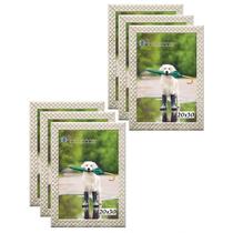 Kit 6 Molduras Porta Retrato 20x30 3cm Relevo Bege Kit 6 Molduras Porta Retrato 20x30 3cm Relevo Bege