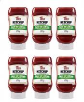 Kit 6 molho ketchup tradicional 350g saudavel zero açucar Kit 6 molho ketchup tradicional 350g saudavel zero açucar
