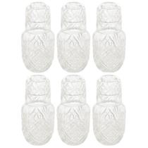 Kit 6 Moringas Garrafas de Vidro 500ml Lyor Água Suco Drinks Kit 6 Moringas Garrafas de Vidro 500ml Lyor Água Suco Drinks