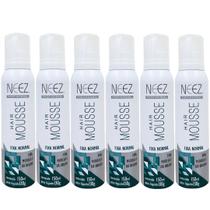 Kit 6 Mousse Fixador Capilar Neez Finalizador Penteado Hidratante Ação Rápida Fixação Normal 150ml Kit 6 Mousse Fixador Capilar Neez Finalizador Penteado Hidratante Ação Rápida Fixação Normal 150ml