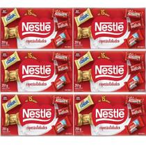 Kit 6 Nestle Bombons 251Gr Espec. Cx